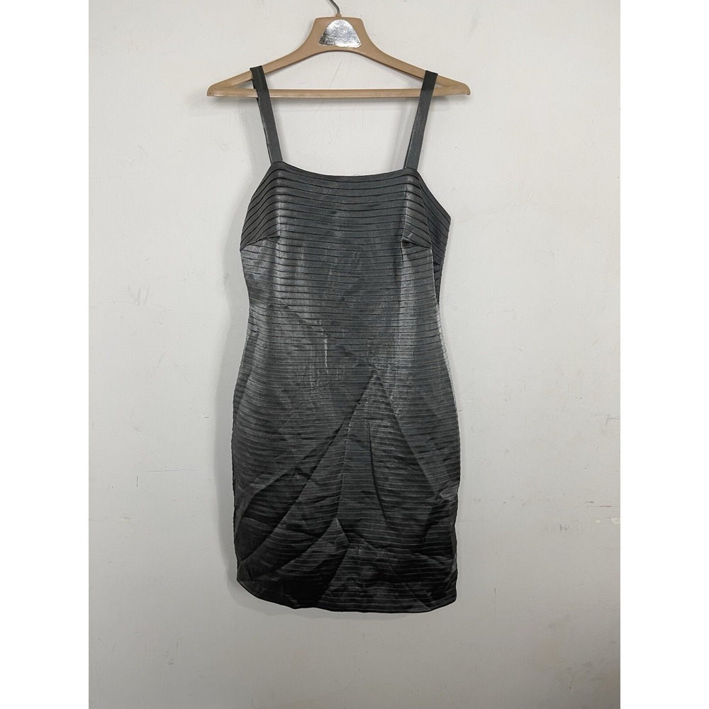 R&M Collection‎ Womens Dress 8 Silver Holiday Party Cocktail Evening New Years